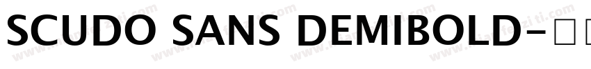 SCUDO SANS DEMIBOLD字体转换